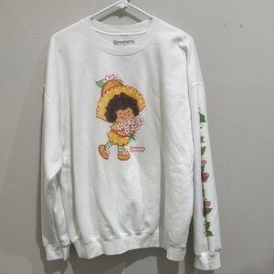 Strawberry Shortcake White Graphic Sweater